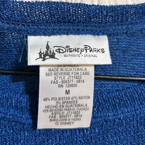 Disney Parks Winter Mickey Long Sleeve Lightweight Knit Pullover Size M - Picture 5 of 7